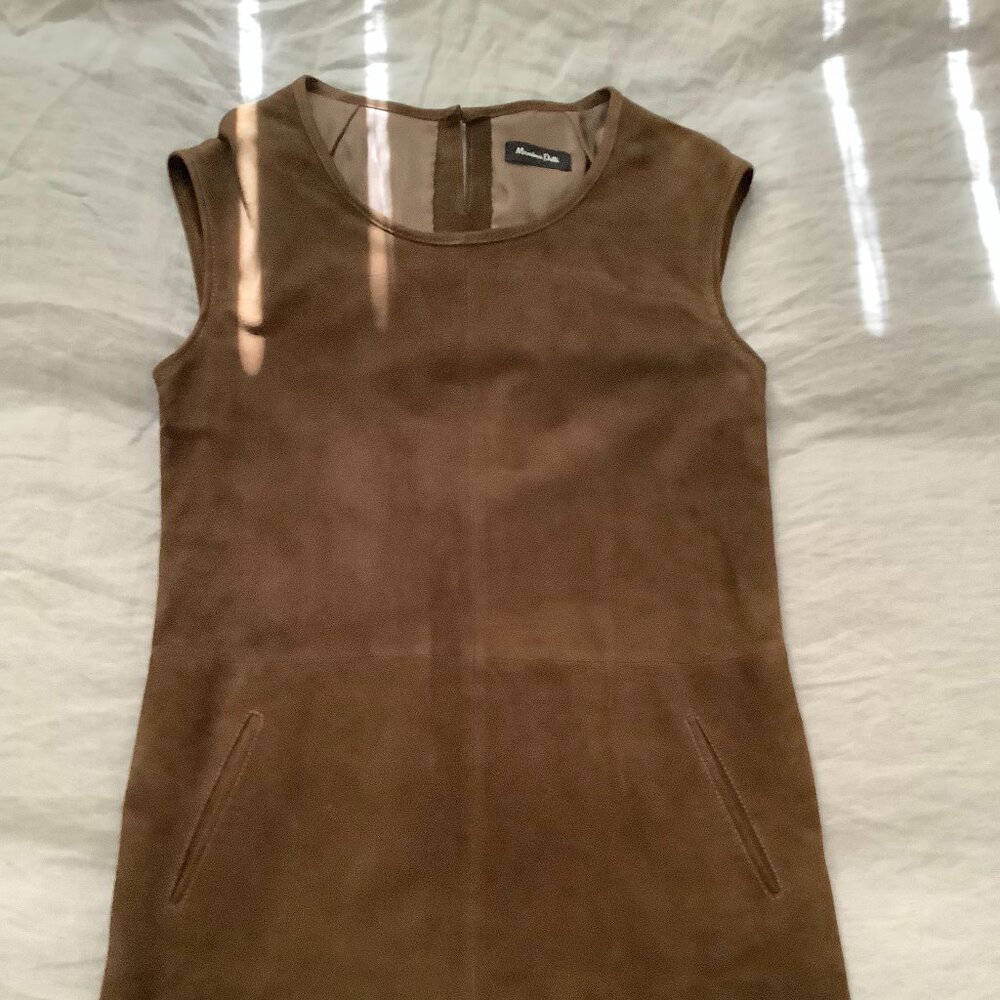 Massimo Dutti mini Dress  leather
